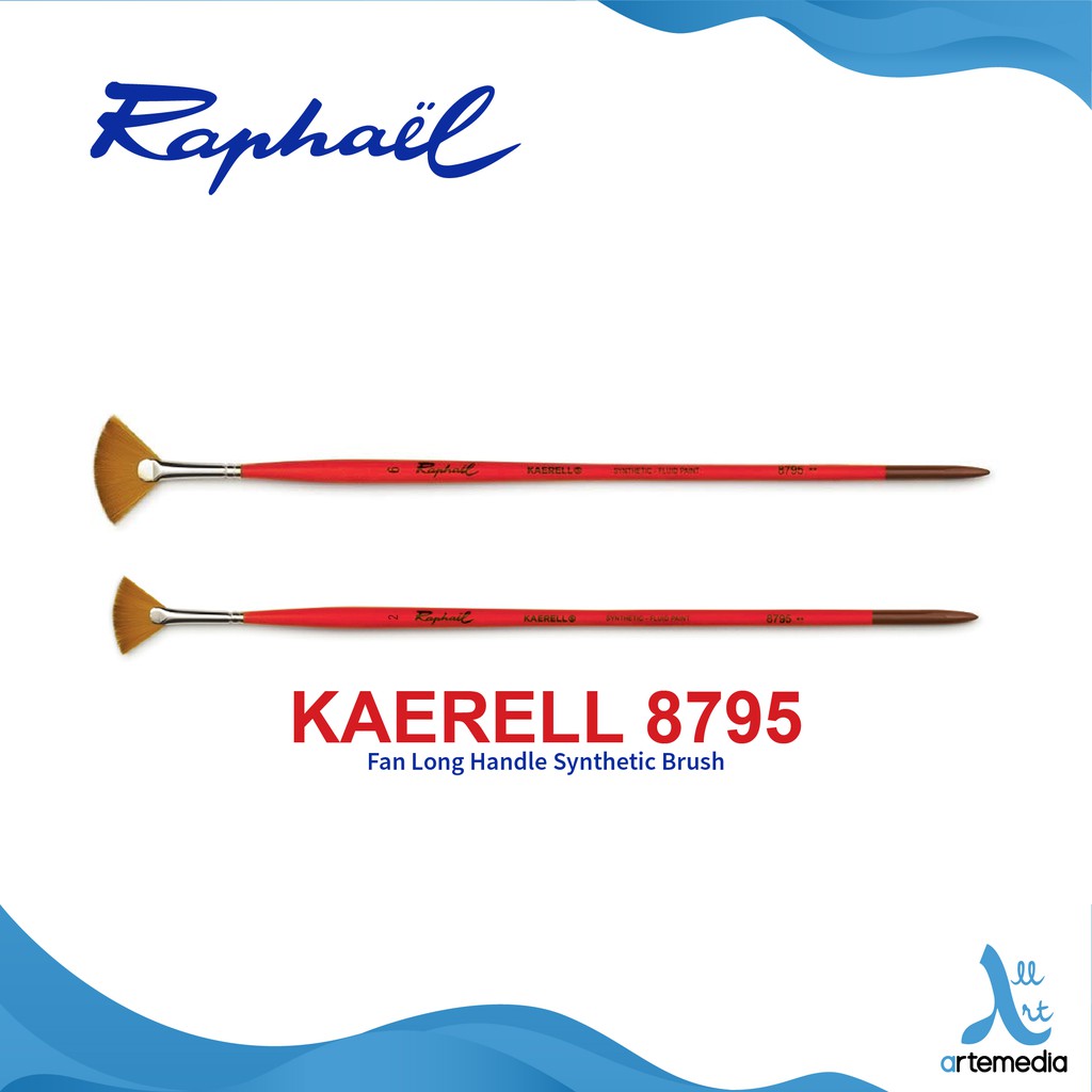 

Raphael 8795 Fan Kaerell Acryl Synthetic Brush Long Handle