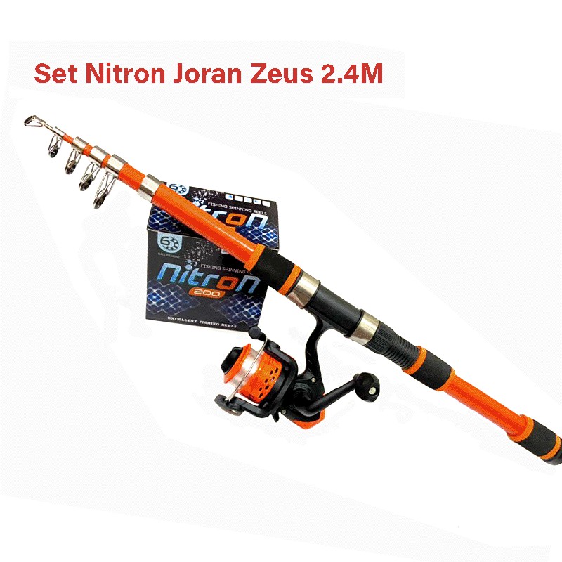 TERBARU Set Pancing Katana Zeus NITRON  1.8  - 3.0 M Japan Style 6 Bearing