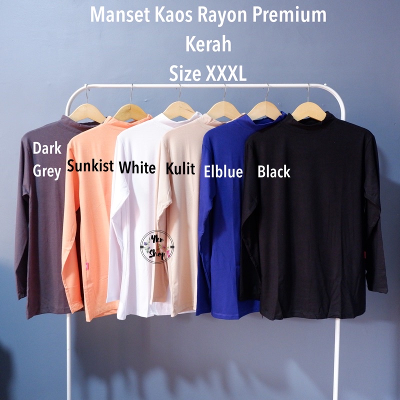 MANSET KAOS PREMIUM KERAH SIZE XXXL