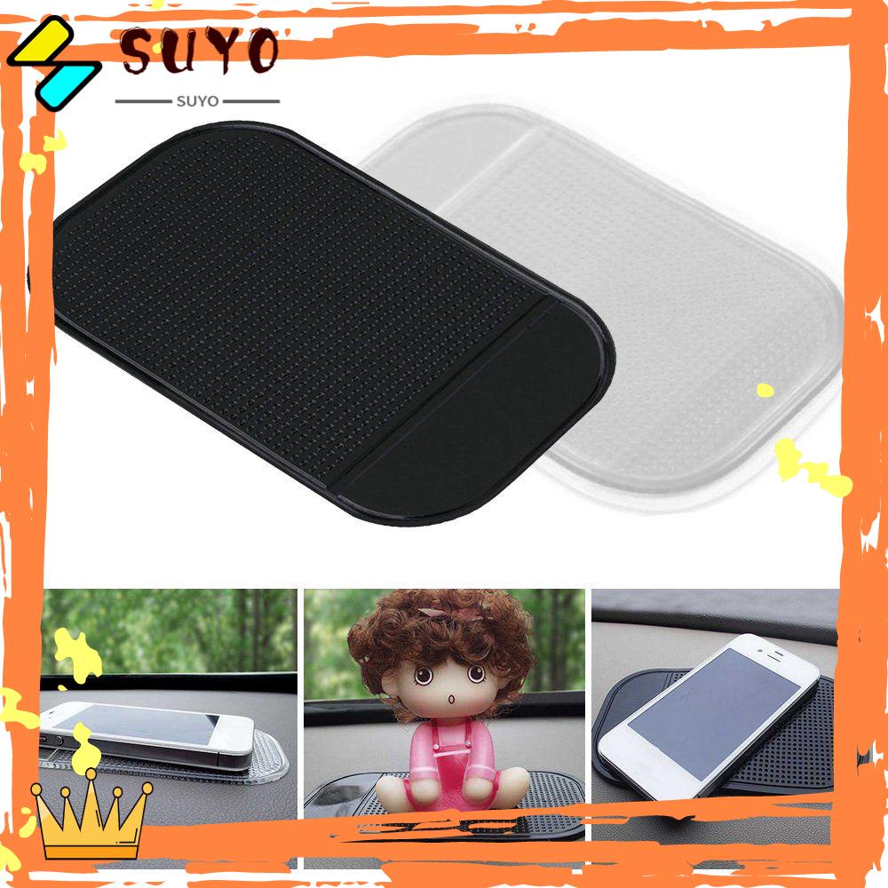 SUYOU PU Dashboard Mat Car Dash Dashboard Phone Holder Anti-slip Pad Auto Black Mount Disk Disc Adhesive Pad Sticky Suction Cup/Multicolor