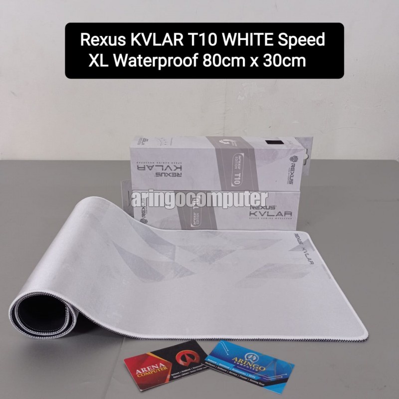 Acc (MousePad) Rexus GAMING KVLAR T10 WHITE Speed XL Waterproof