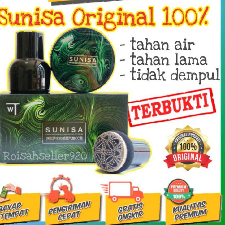 Baru TILRD ( PRODUK ORIGINAL ) BEDAK SUNISA ORIGINAL ANTI AIR BPOM Sunisa Cushion Waterproof Origina