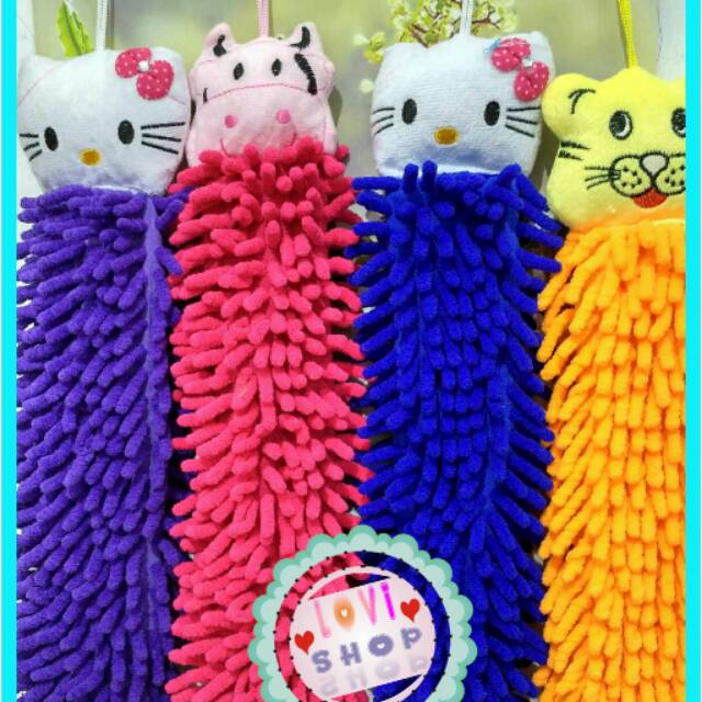 Lap Tangan Cendol Microfiber / Lap Cendol karakter