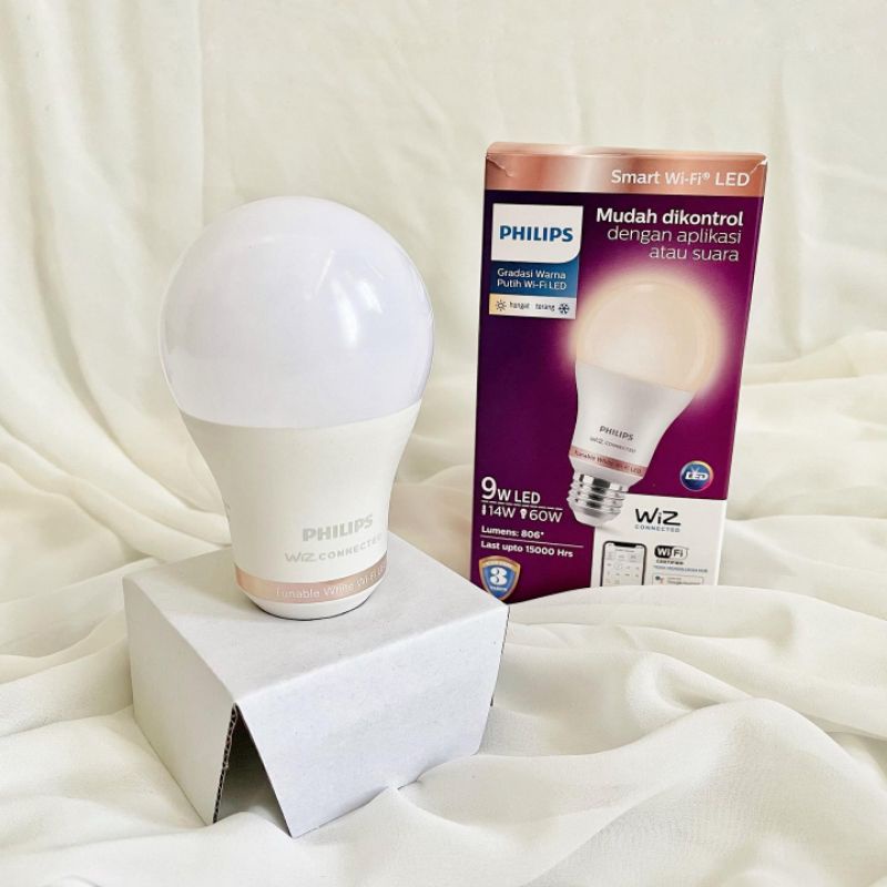 Lampu Wifi LED Philips 9 Watt White