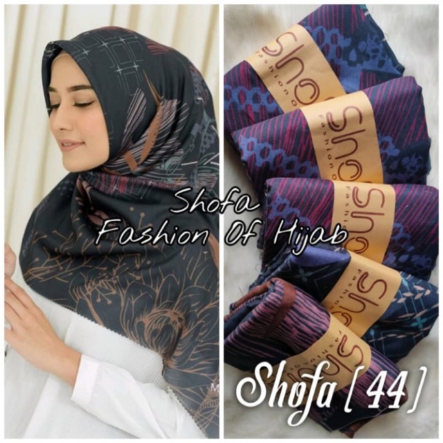 Seragam denaay segiempat kerudung hijab segi empat seri shofa murah seragam