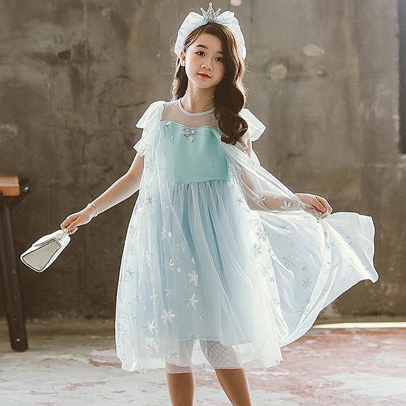 Dress Anak Perempuan PREMIUM Pretty Ice Glitter With Wings