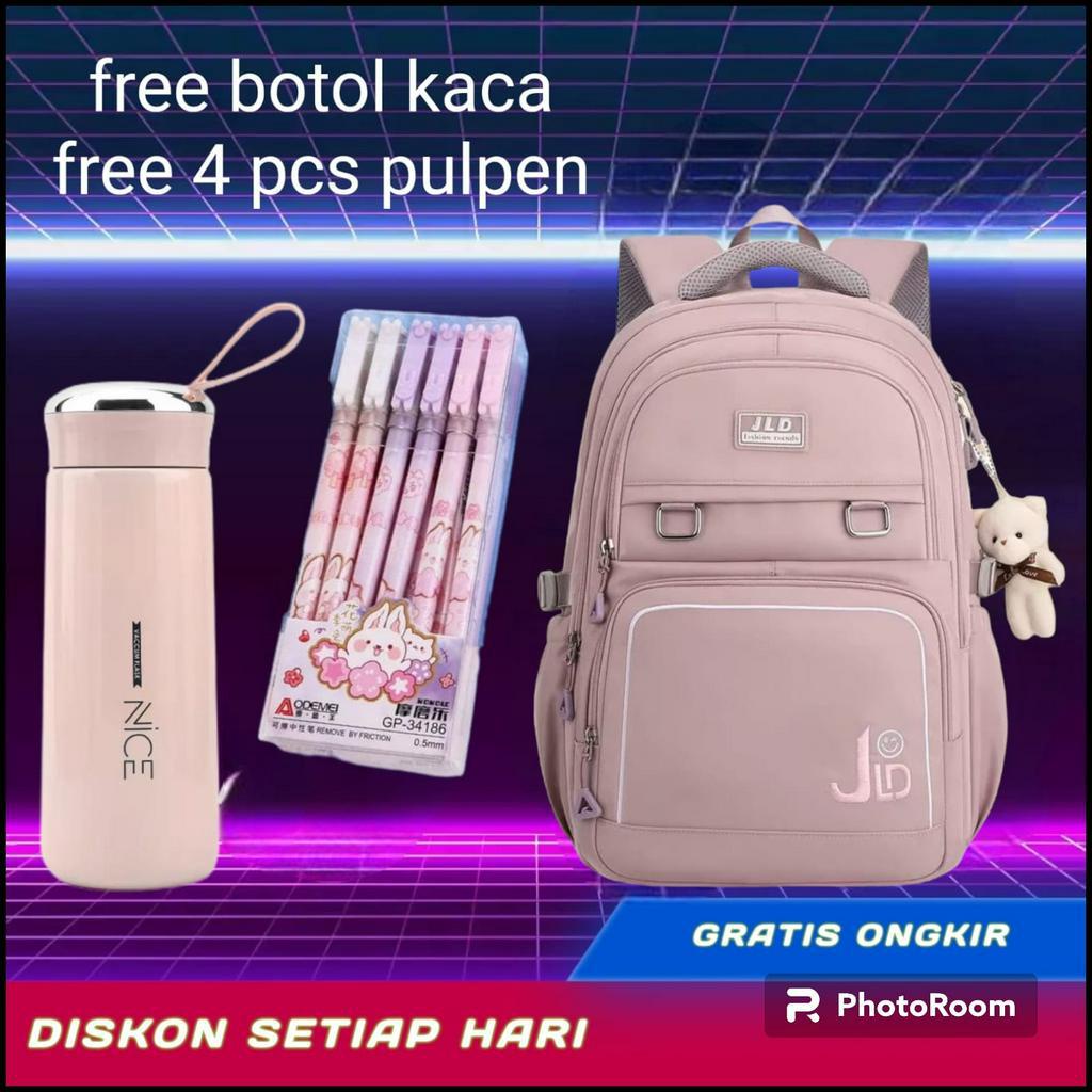 NIQABIS TAS RANSEL ANAK PEREMPUAN KUCING MIAWW TAS SEKOLAH ANAK CEWEK PG PAUD TK SD BAHAN  2023