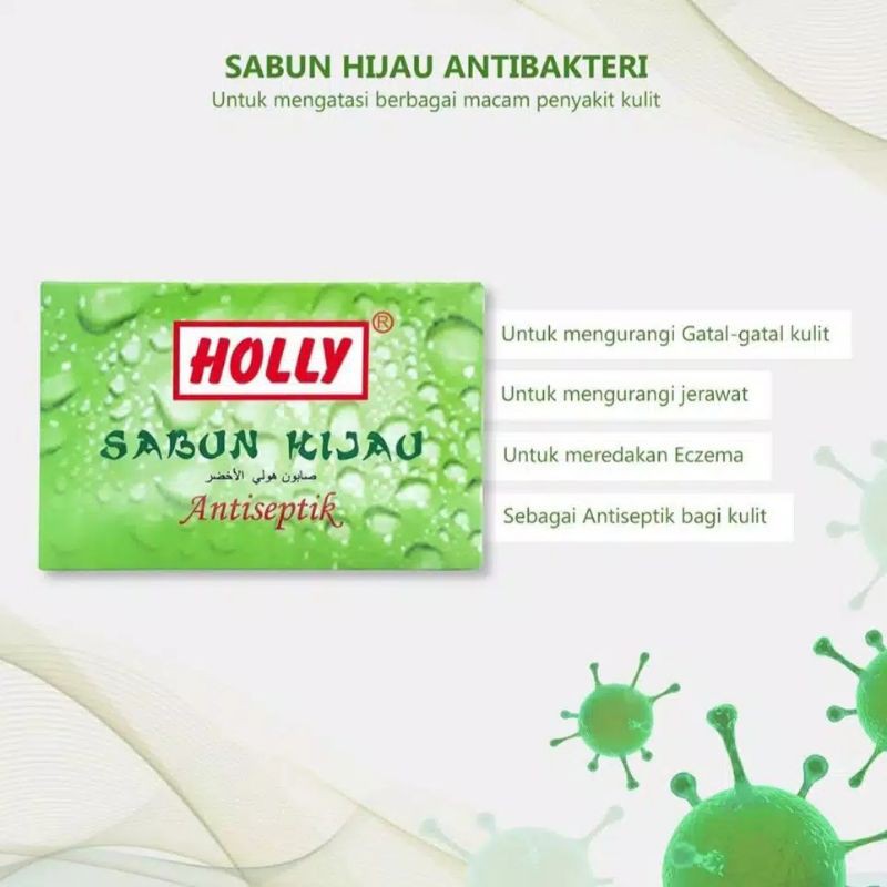 SABUN HOLLY SABUN HIJAU antiseptik