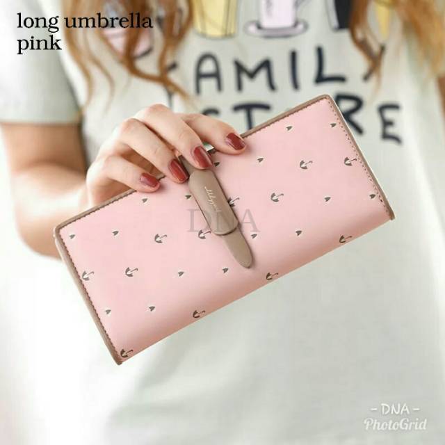 Dompet Wanita Lipat Panjang PAYUNG UMBRELLA Size Long / Dompet Besar Murah Muat Banyak