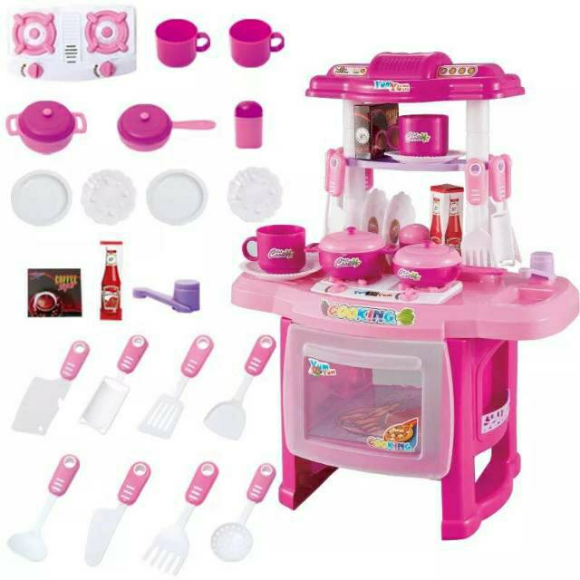 Tma / Mainan Anak Kitchen Set / Mainan Anak Masak-Masak Lengkap Accs 24pcs