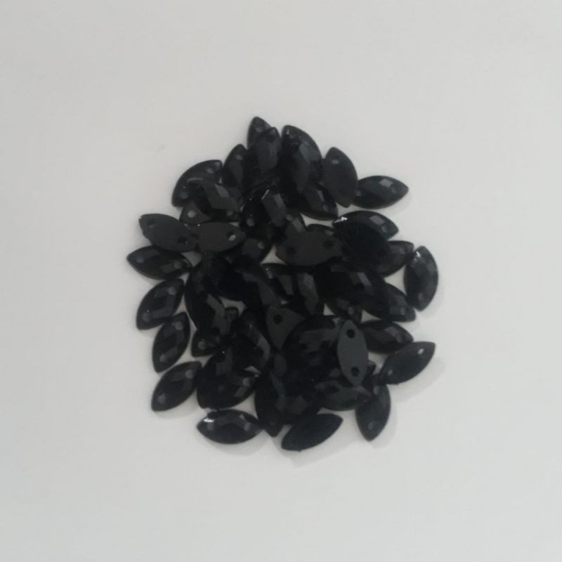 Payet kristal jahit diamond mata 5x10 Grade A Taiwan (60pcs)