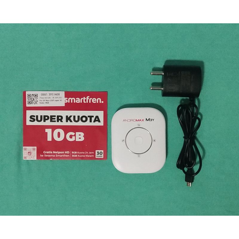 Modem/ Mifi/ Wifi Andromax M3Y Smartfren Original Haier Baru Free Kartu Paket 10Gb