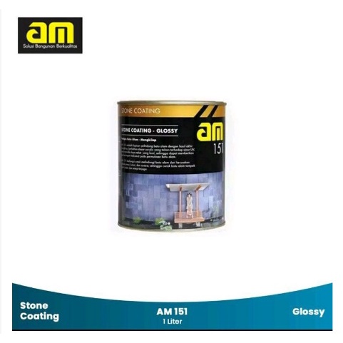 Coating Stone AM 151 Coating Batu Alam Cat Batu Alam Warna Clear