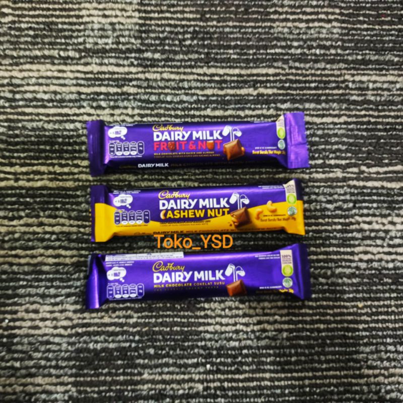 Cadbury Dairy Milk 30 gram Coklat Cadbury 30 gr cokelat kecil
