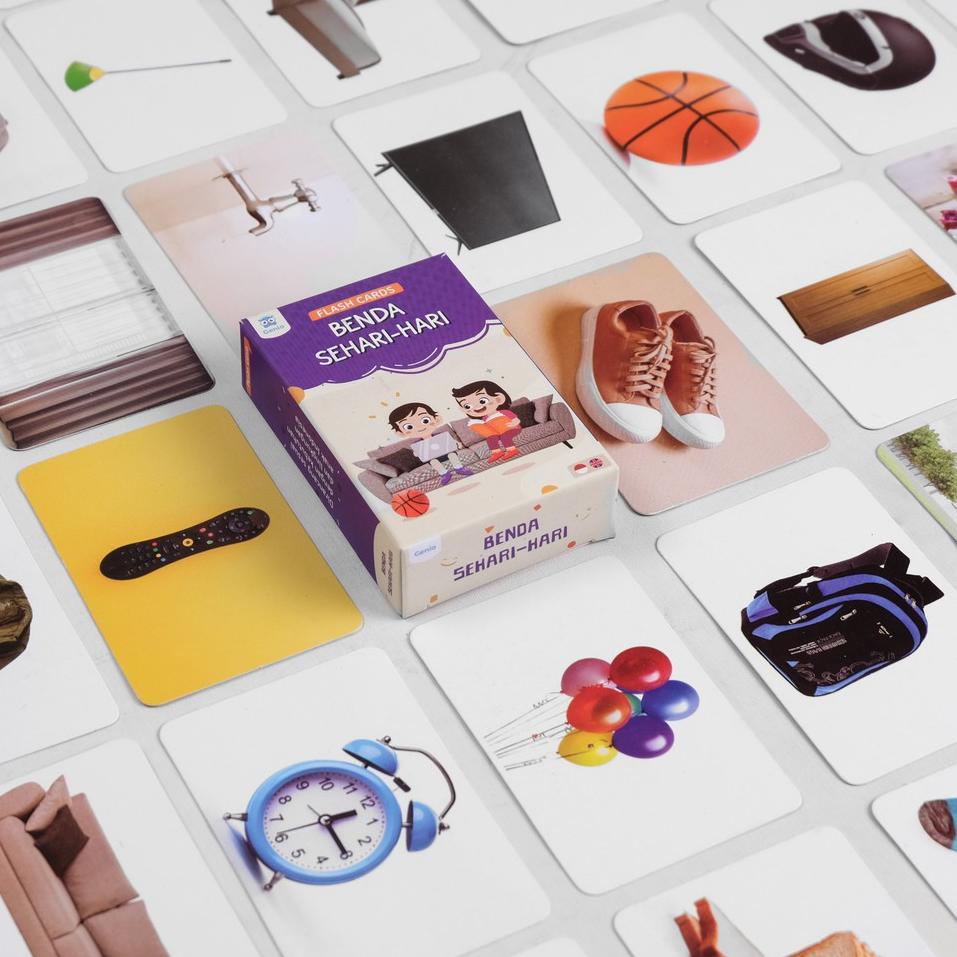 FlashCard / Flash Card Edukasi Anak Mainan Edukasi Anak Kartu Pintar Balita 1-6 Tahun PAUD TK SD MUS
