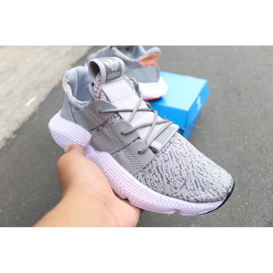 Sepatu Sport Adidas Prophere Grey Import Vietnam Premium Sneakers Running Fitnes Gym Olahraga Murah