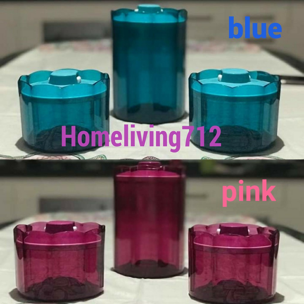 Tupperware Advanced Counterpart Biru 3pcs