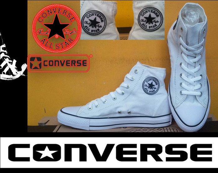 SEPATU CONVERSE ALL STAR HIGH PUTIH + BOX GRADE ORIGINAL
