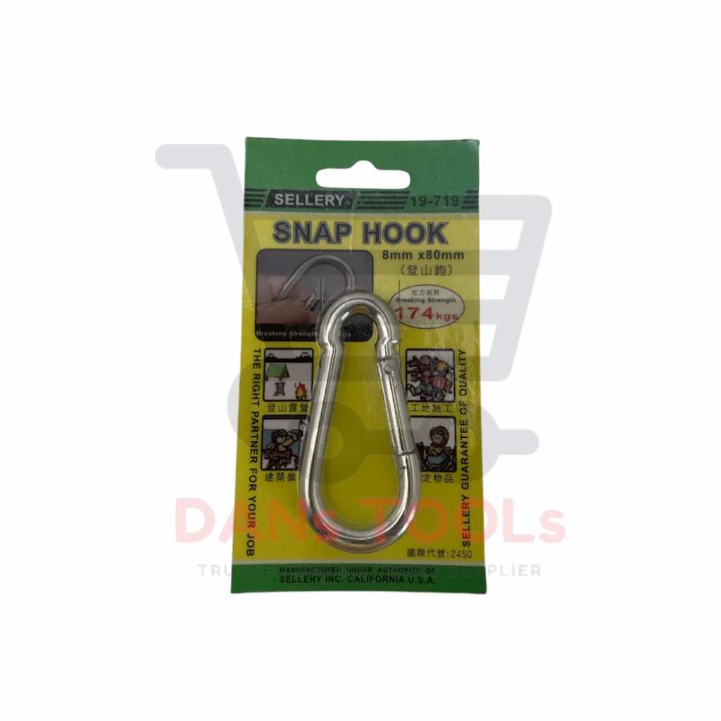 snap hook sellery besi 8x80 mm Besi 19-719