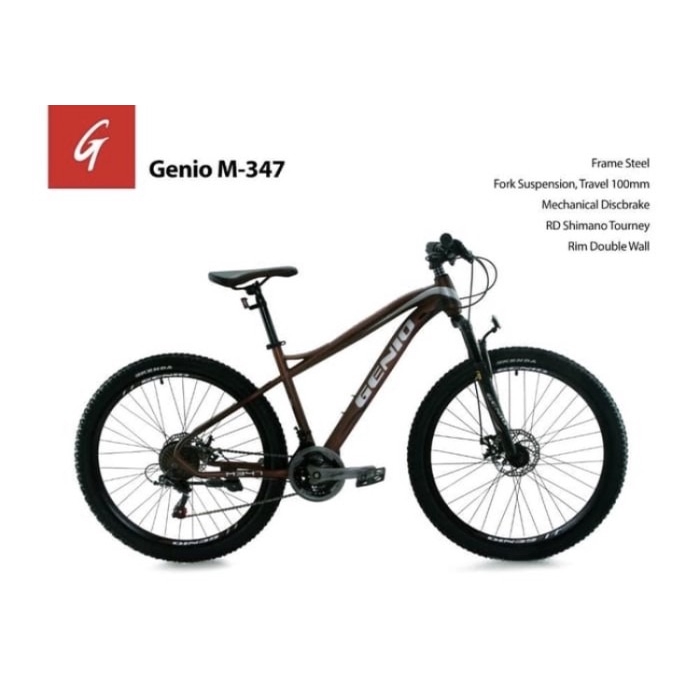  Sepeda  Gunung  MTB  26 Genio  M  347 24 Speed Shopee Indonesia