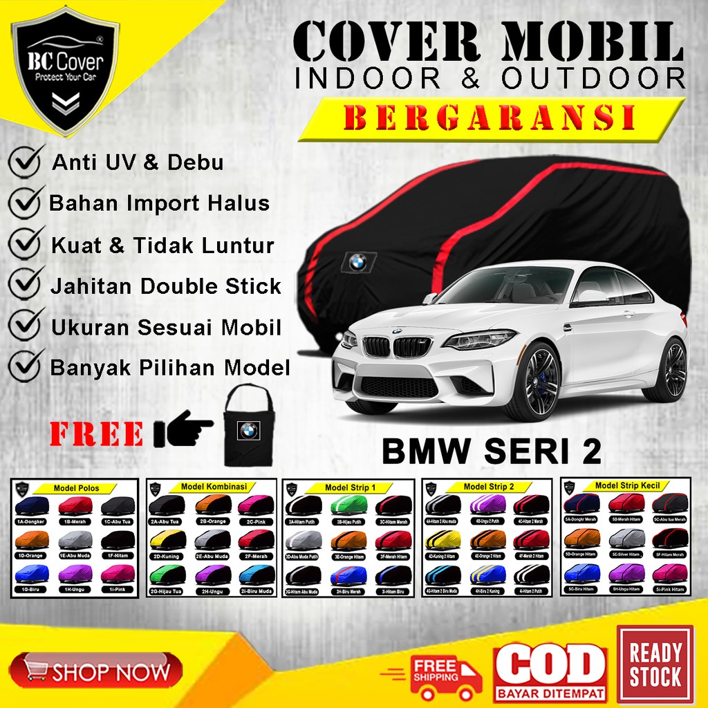 Body Cover Mobil Sedan BMW Seri 2, Sarung Mobil BMW Seri 2, Mantol Selimut Pelindung Tutup Outdoor