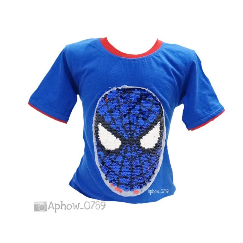 Kaos anak usap karakter Superhero usia 2-10tahun | Real pict