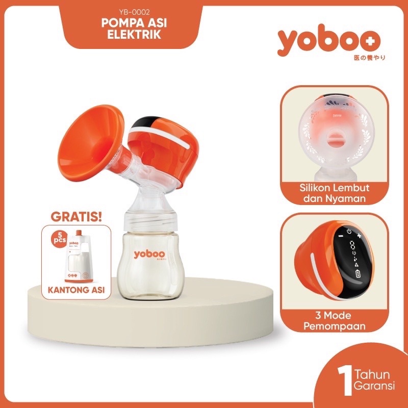 Yoboo Alat Pompa Asi Elektrik Otomatis SINGLE - GANDA Handy Electric Breast Pump BPA Free /YB-0002 -