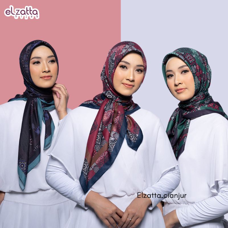 ELZATTA HIJAB SEGI EMPAT KAILA YUMNA KERUDUNG ELZATTA JILBAB ELZATTA JILBAB ELZATTA SEGI EMPAT ELZAT