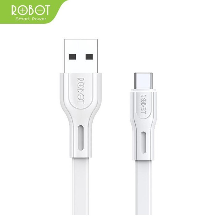 Kabel Data ROBOT RDC100S 2.4A Type-C Quick Charging 1m Data Cable - Garansi Resmi 1 Tahun