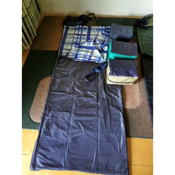Kasur lipat kemping sleeping bag matras