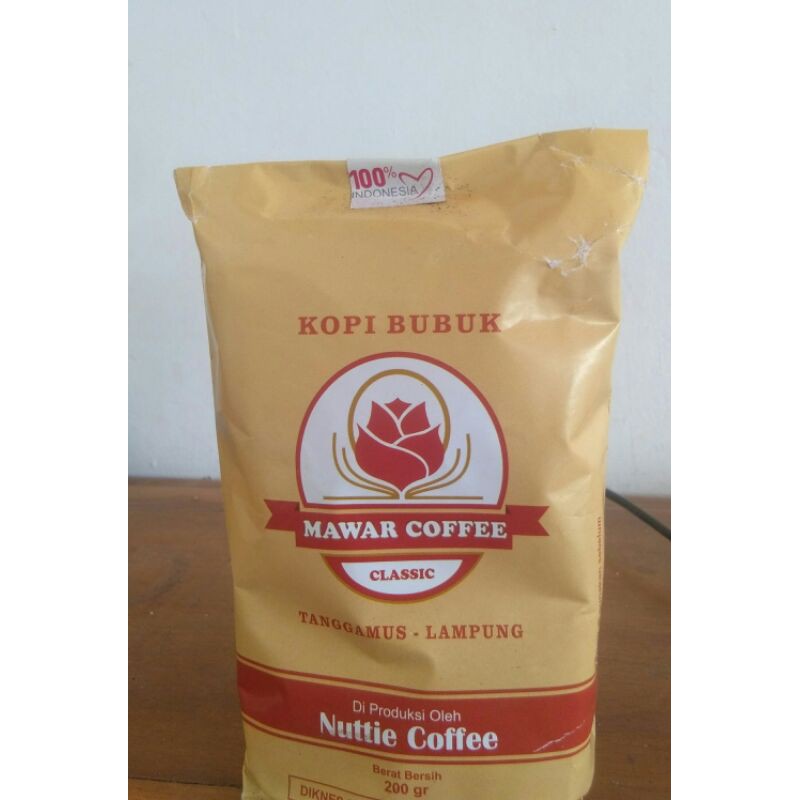 

kopi bubuk asli lampung Mawar Coffee 200 gram