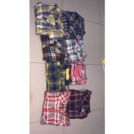 BORONGAN FLANNEL 9 pcs