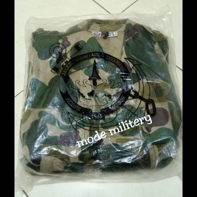 Setelan baju pdl marinir I Setelan pdl kko I Seragam pdl tni