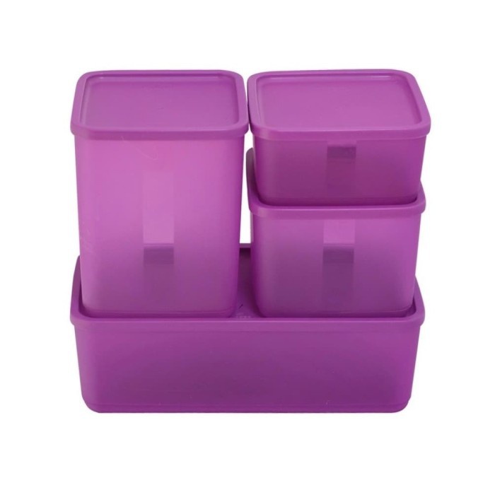 [COD] TOPLES CALISTA ISI 4 - TOPLES SET PLASTIK TEMPAT MAKAN 4PCS