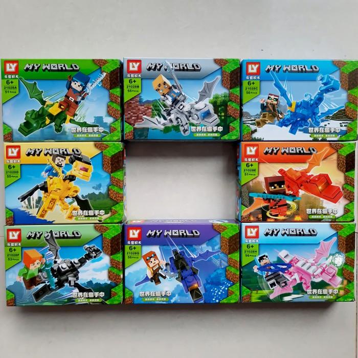 Toys | Mainan Lego Mini Mine Craft Minicraft Minecraft My World (8 Box)