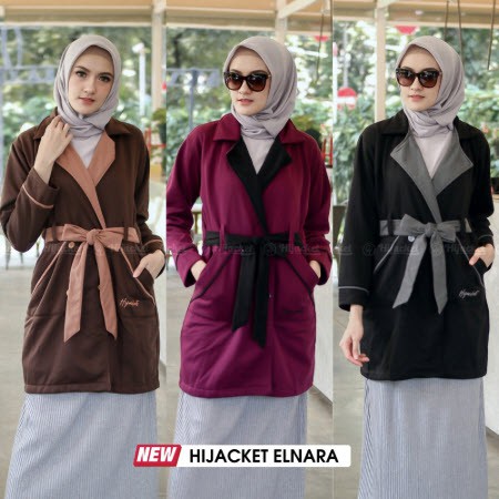 Jaket Hijaber Muslimah Hijacket Elnara-2