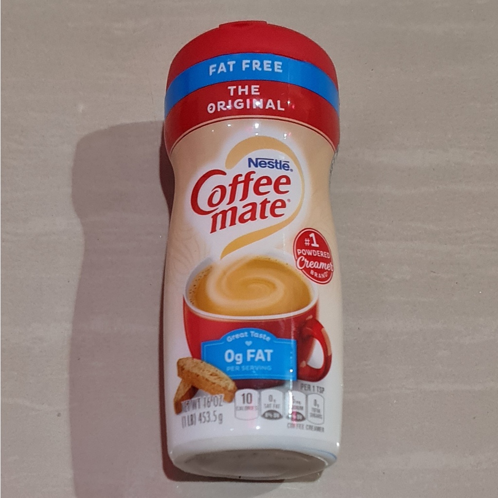 Nestle Coffee Mate Original Fat Free Powdered Coffee Creamer 453.5 Gram