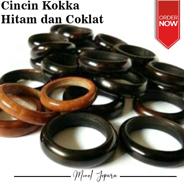 CINCIN KOKAH, KAUKAH HITAM Polos CINCIN MURAH FASHION PRIA