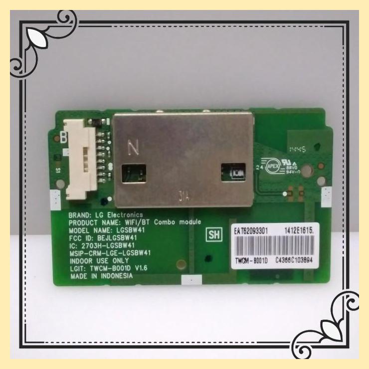 MODUL WIFI TV LED LG 42 INCH MODEL 42UB820T 42UB820 42UB 820T