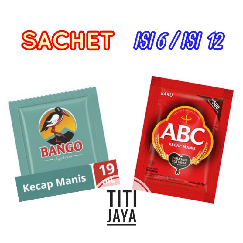 

KECAP MANIS BANGO LELE ABC SACHET ISI 6 ISI 12 RENCENG GROSIR TERMURAH