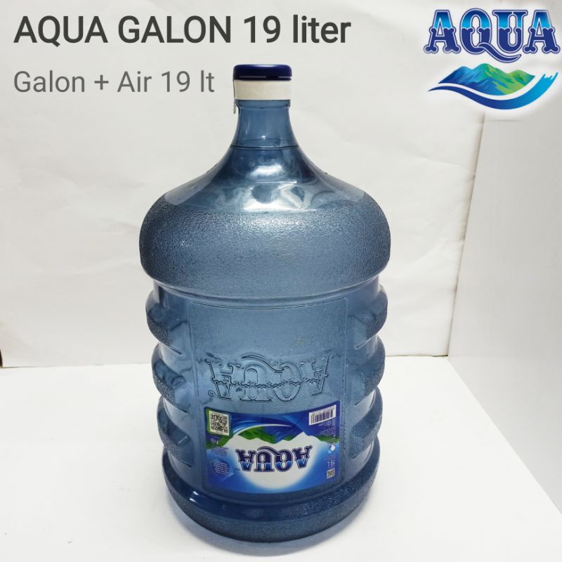 Aqua galon + isi 19 liter khusus gosend