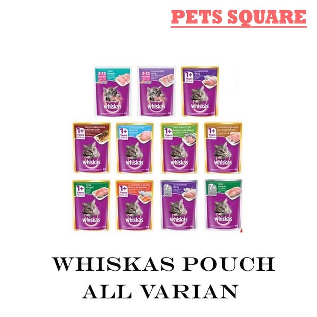 WHISKAS POUCH ALL VARIANT