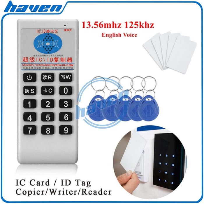 RFID READER DUPLICATOR/COPIER/WRITER/CLONE ACCESS CARD/KARTU AKSES