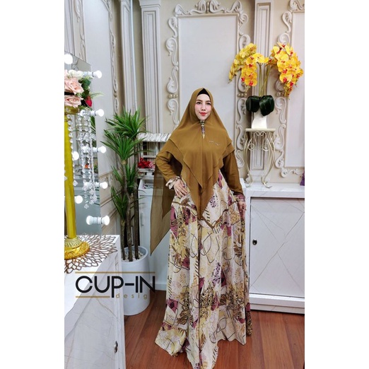 Asoka Series ORI by Cupin Cup-in Design / Gamis Set Syar'i / Gamis Mewah / Gamis Pesta / Baju Syar'i Terbaru / Muslimah Branded Wear-2