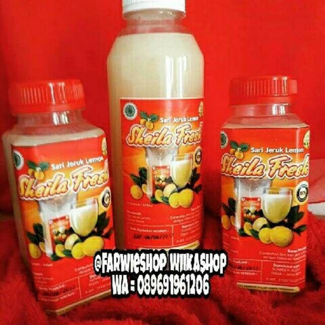 

Sari lemon sheila fresh 250ml dan 500ml sari lemon murni