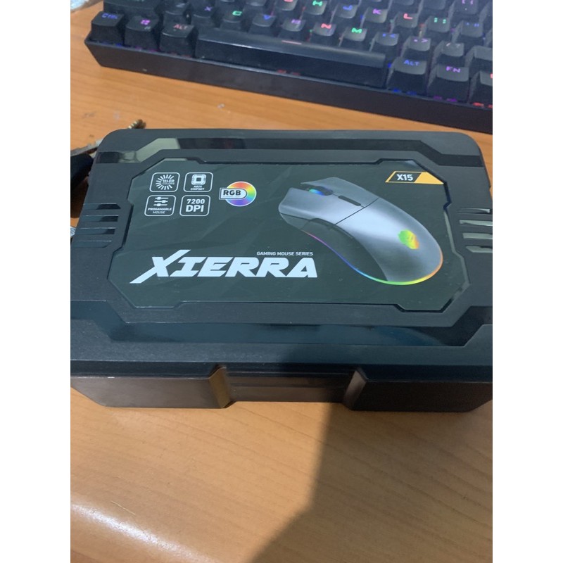 Rexus Xierra X15 RGB Macro Gaming Mouse X 15 / X-15 / Rexus Xierra X15