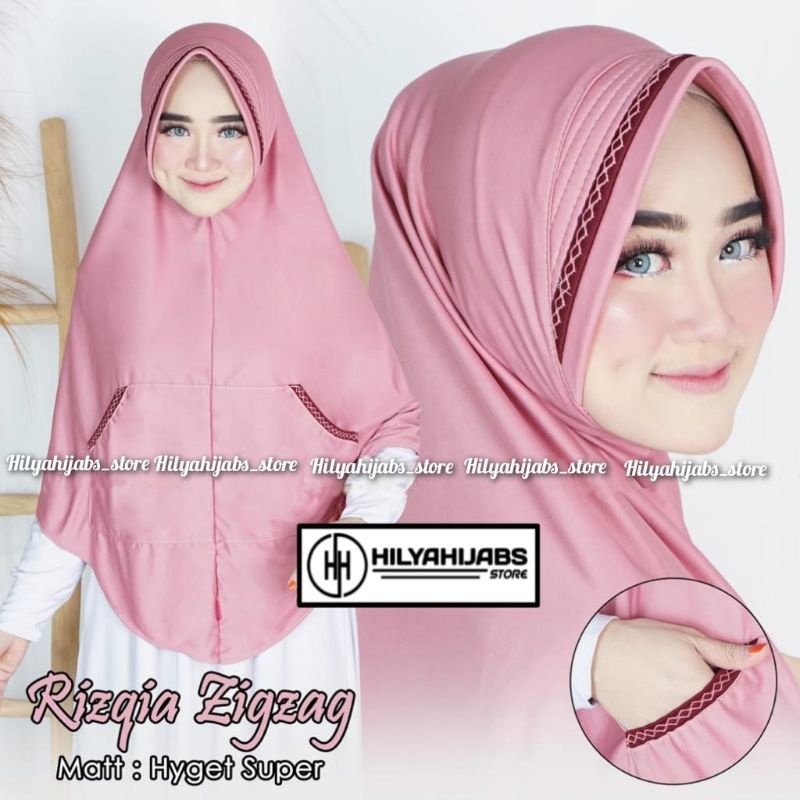 HIJAB INSTAN SAKU ZIGZAG TERMURAH HIJAB JERSEY JUMBO TERLARIS BERGO BESTSELLER  KERUDUNG SYARI SAKU 
