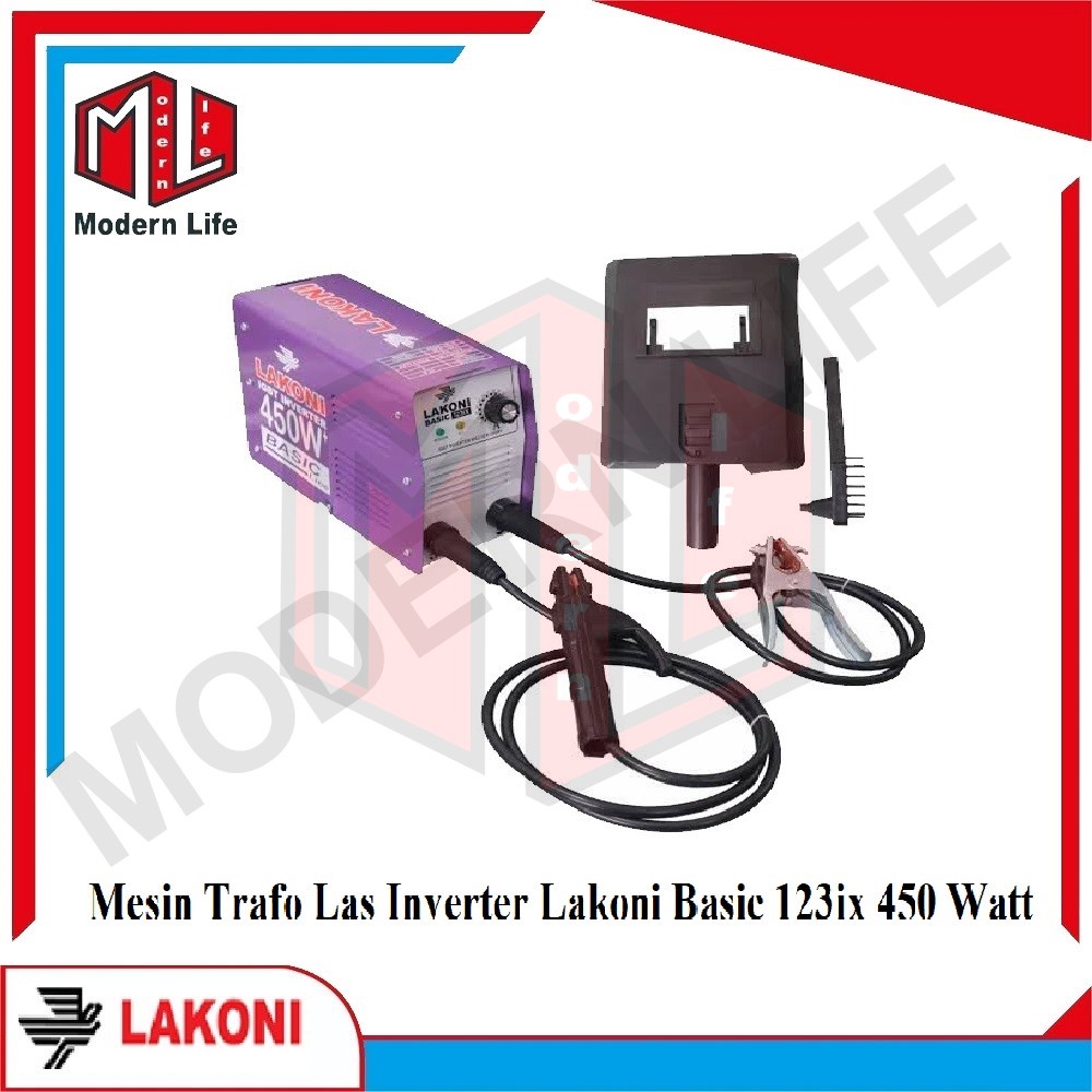 Mesin Travo Las Listrik Inventer 450 Watt Lakoni Basic 123 IX / 123IX