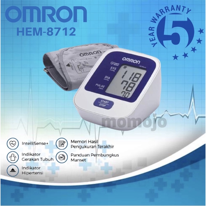 OMRON HEM-8712 TENSIMETER DIGITAL AUTOMATIC PRESSURE