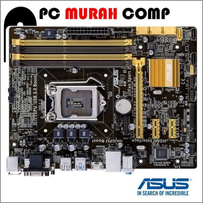 Mobo Intel LGA 1150 B85 Asus onboard